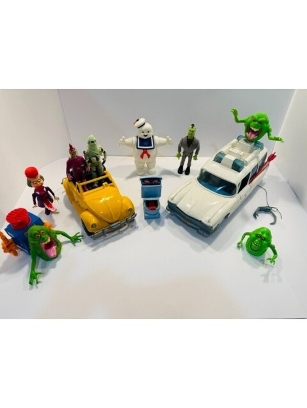 Ultimate Vintage Kenner Ghostbusters Collection Ecto 1 Vehicle Figures Ghosts